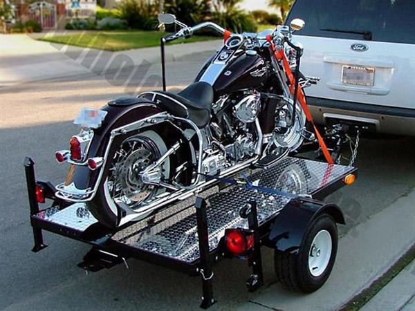 Fold Up Harley Davison Bike Hauler Motorcycle Trailer - Harley Davidson
